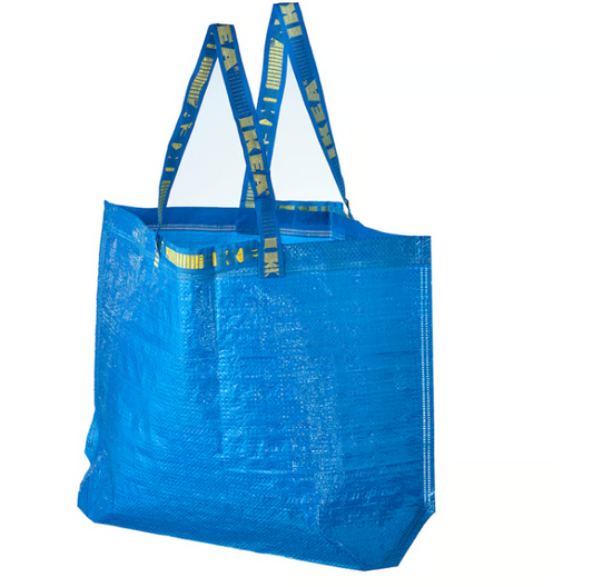 IKEA FRAKTA Carrier bag, medium, blue, 45x18x45 cm/36 l