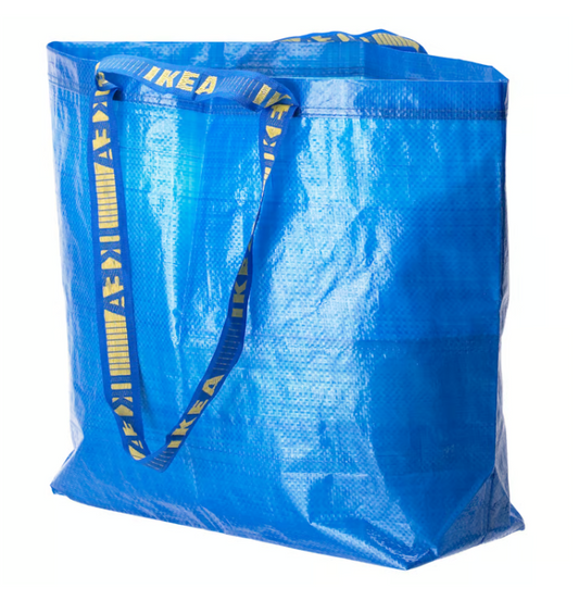 IKEA FRAKTA Carrier bag, medium, blue, 45x18x45 cm/36 l