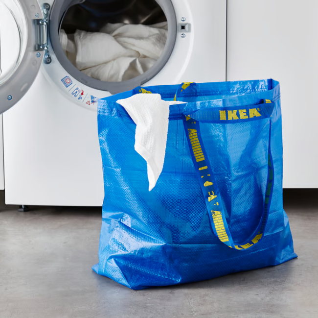 IKEA FRAKTA Carrier bag, medium, blue, 45x18x45 cm/36 l