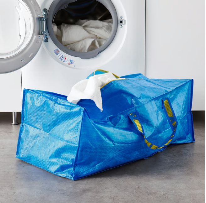 IKEA FRAKTA Trunk for trolley, blue, 73x35x30 cm 76 l