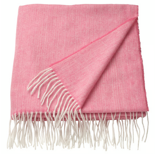 IKEA HOLMVI Throw, pink, 120x160 cm