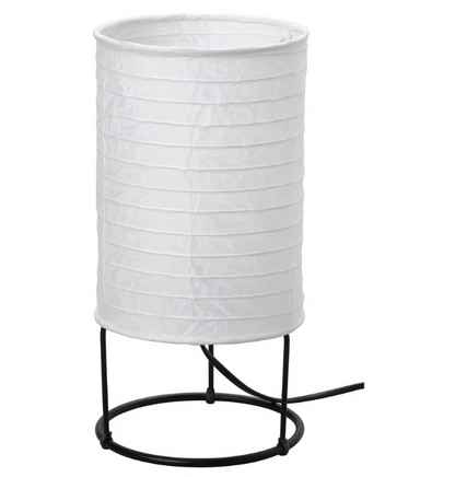 IKEA STRANDAD Table lamp, white/black, 29 cm