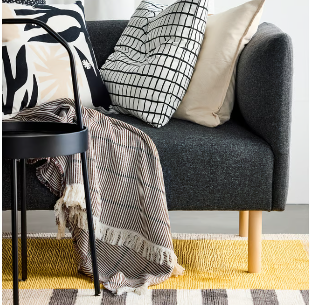 IKEA ELSYSTEM Rug, low pile, multicolour, 133x195 cm