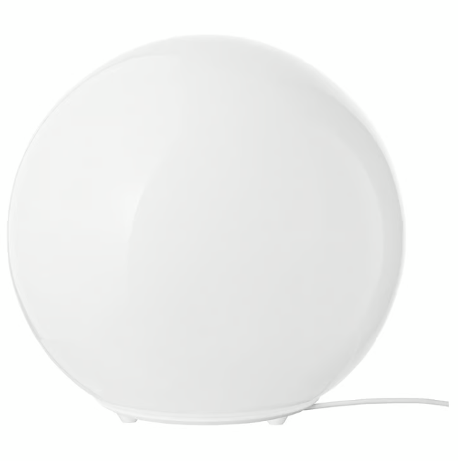 IKEA FADO Table lamp, white, 25 cm