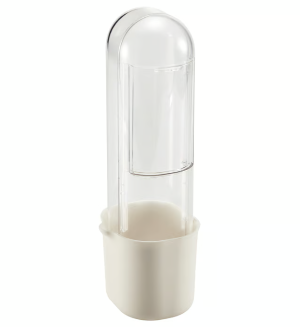 IKEA KLIPPKAKTUS Herb storage for fridge, transparent, 10x9x28 cm