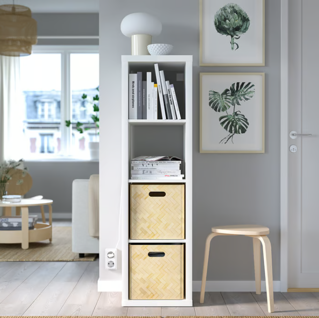 IKEA KALLAX Shelving unit, white, 42x147 cm