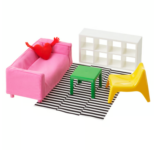 IKEA HUSET Doll's furniture, living-room