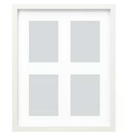 IKEA RÖDALM Frame for 4 pictures, white, 40x50 cm