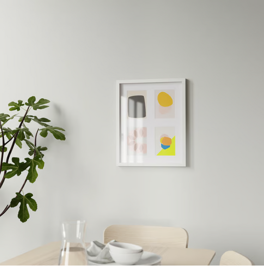 IKEA RÖDALM Frame for 4 pictures, white, 40x50 cm
