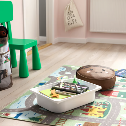 IKEA TROFAST Storage combination with boxes, white/white, 46x30x94 cm