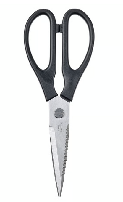 IKEA SVARTFISK Kitchen scissors, stainless steel/black