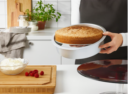 IKEA VARDAGEN Loose-base cake tin, silver-colour