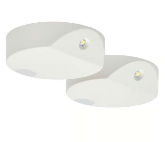 IKEA GÖMPYSSLING LED lighting with sensor, white/battery-operated, 7 cm