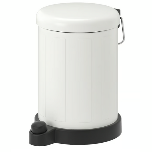 IKEA TOFTAN Waste bin, white, 4 l