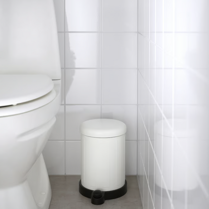 IKEA TOFTAN Waste bin, white, 4 l