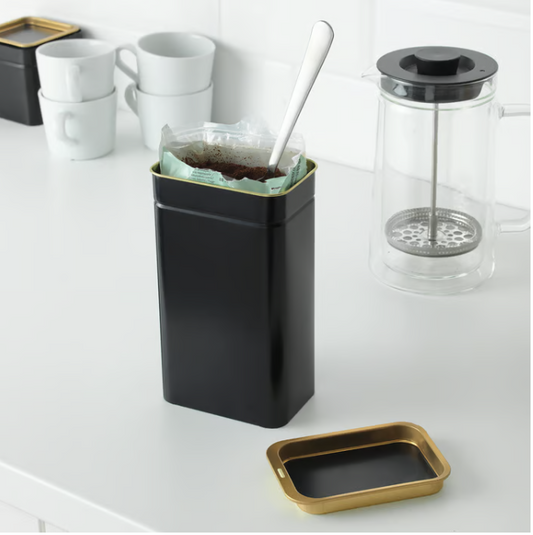 IKEA BLOMNING Coffee/tea tin, 11x7x20 cm