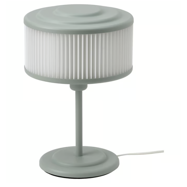 IKEA REMTÅNG Table lamp, grey-green, 37 cm