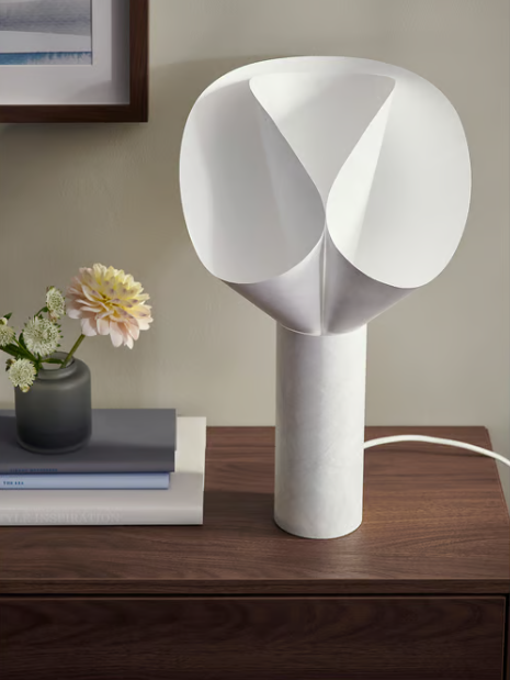IKEA BÄCKNATE Table lamp, white, 50 cm