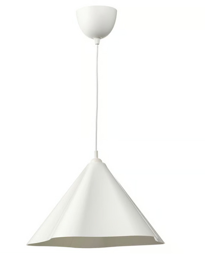 IKEA ZEBRASÄV Pendant lamp, white/plastic, 46 cm