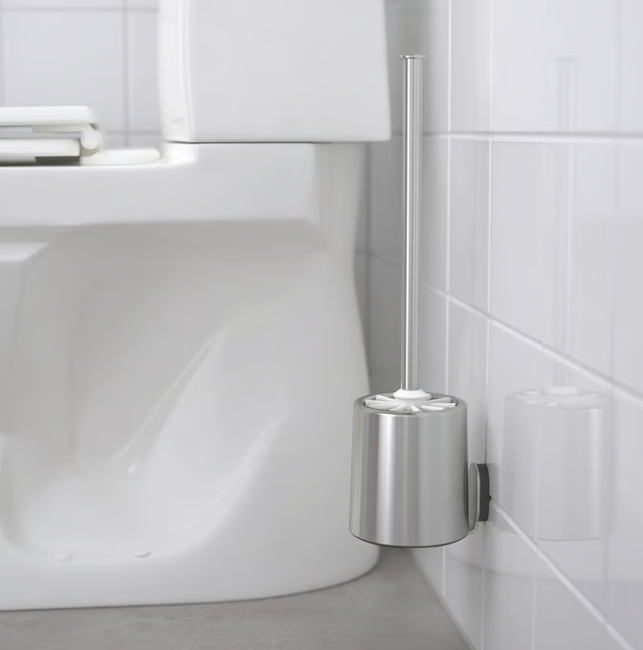 IKEA BROGRUND Toilet brush, stainless steel