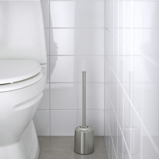 IKEA BROGRUND Toilet brush, stainless steel
