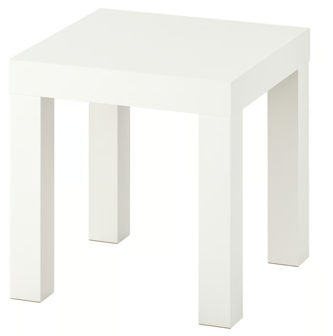 IKEA LACK Side table, white, 35x35 cm