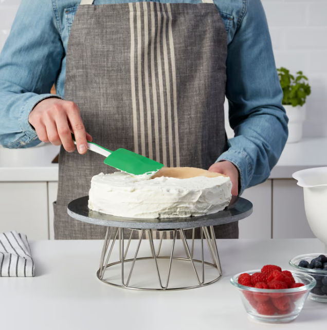 IKEA GUBBRÖRA Rubber spatula, green/white
