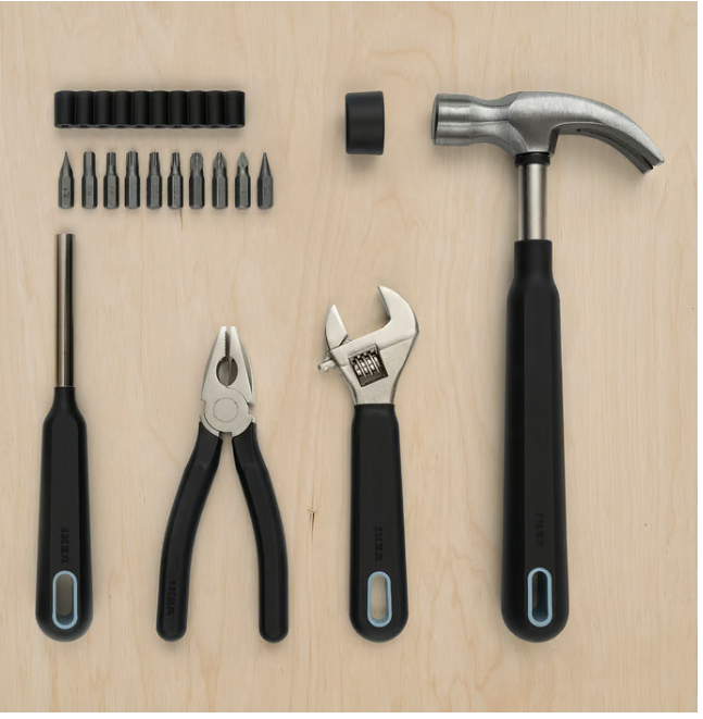 IKEA TRIXIG 15-piece tool set