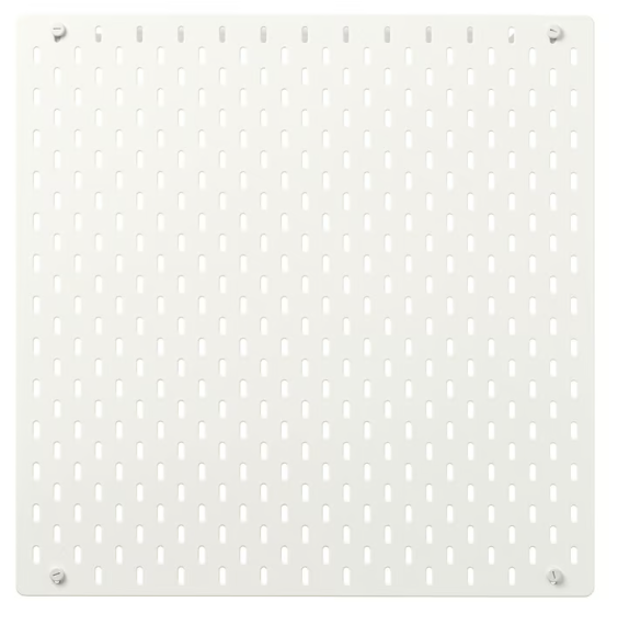 SKÅDIS Pegboard, White, 56x56 cm