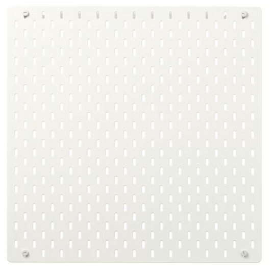 SKÅDIS Pegboard, White, 56x56 cm