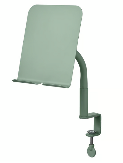IKEA RELATERA Phone/tablet holder, with clamp/light grey-green