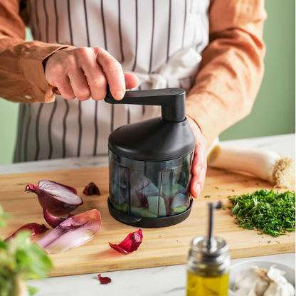 IKEA STENSNULTRA Vegetable chopper, black grey-turquoise/transparent