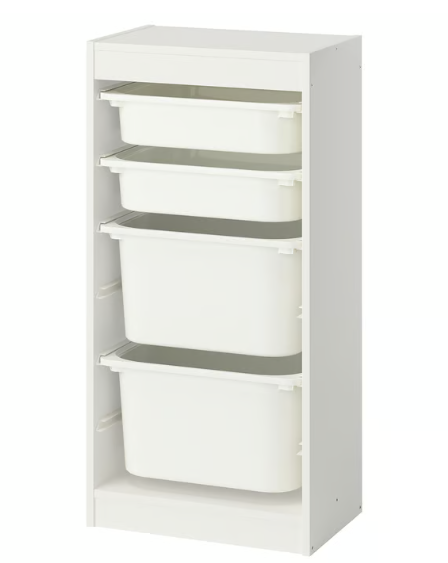 IKEA TROFAST Storage combination with boxes,  46x30x94 cm