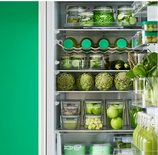 IKEA KLIPPKAKTUS Storage box for fridge, transparent