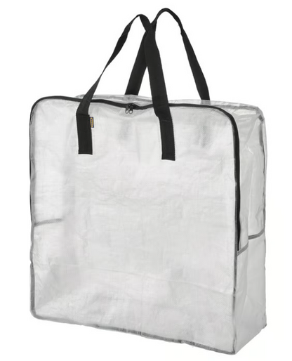 IKEA DIMPA Storage bag, transparent, 65x22x65 cm