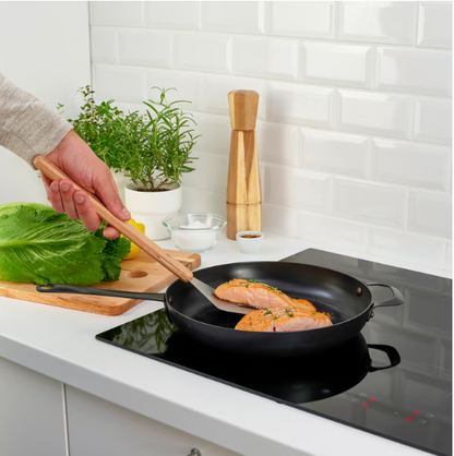 IKEA GRILLTIDER 3-piece barbecue tools set, stainless steel/beech