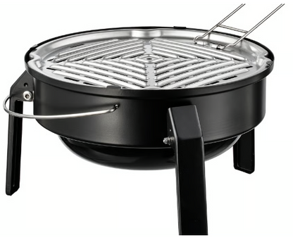 IKEA KORPÖN Portable charcoal barbecue, black