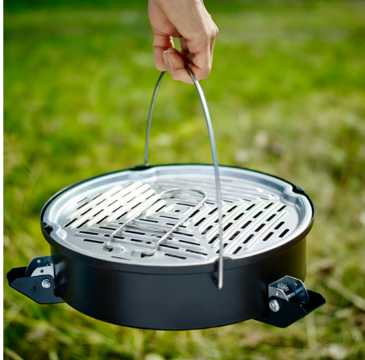 IKEA KORPÖN Portable charcoal barbecue, black