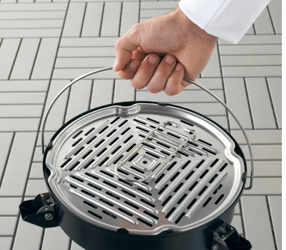 IKEA KORPÖN Portable charcoal barbecue, black