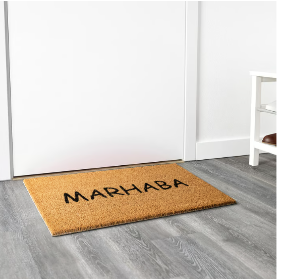 IKEA DONSLUND Door mat, natural, 40x70 cm