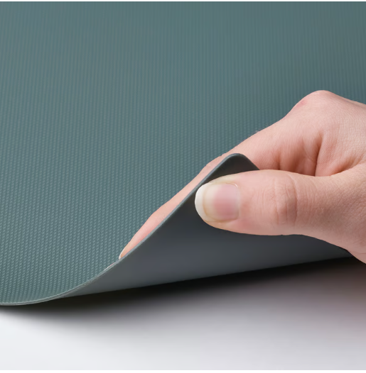 IKEA FINFÖRDELA Bendable chopping board, dark green/grey-turquoise, 28x36 cm
