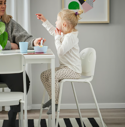 IKEA VILDGÅS Junior chair, white/white