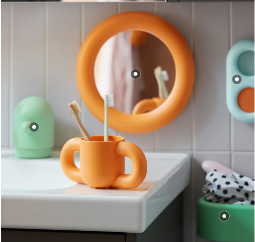 IKEA HUMLESJÖN Mug, orange, 31 cl