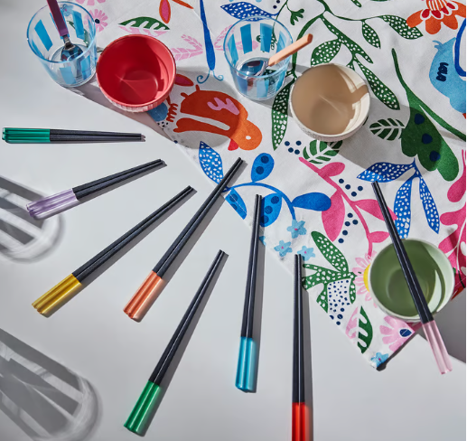IKEA ÅRFENHAJ Chopsticks 8 pairs, multicolour