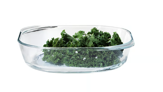 IKEA FÖLJSAM Oven dish, clear glass, 24.5x24.5 cm