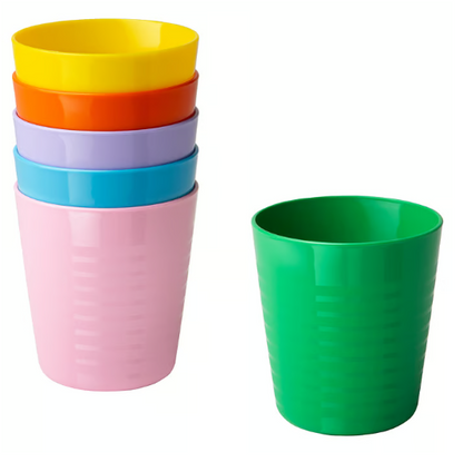 IKEA KALAS Mug, mixed colours/seasonal edition/6 Mugs