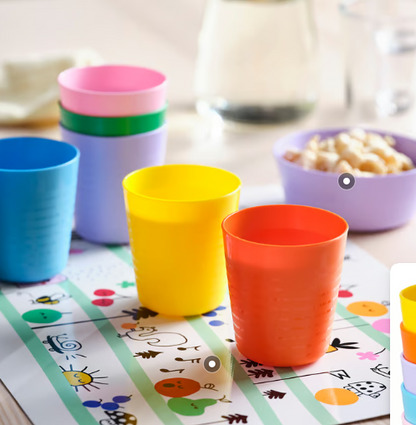 IKEA KALAS Mug, mixed colours/seasonal edition/6 Mugs