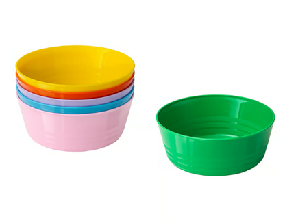 IKEA KALAS Bowl, mixed colours/seasonal edition/6 Bowls