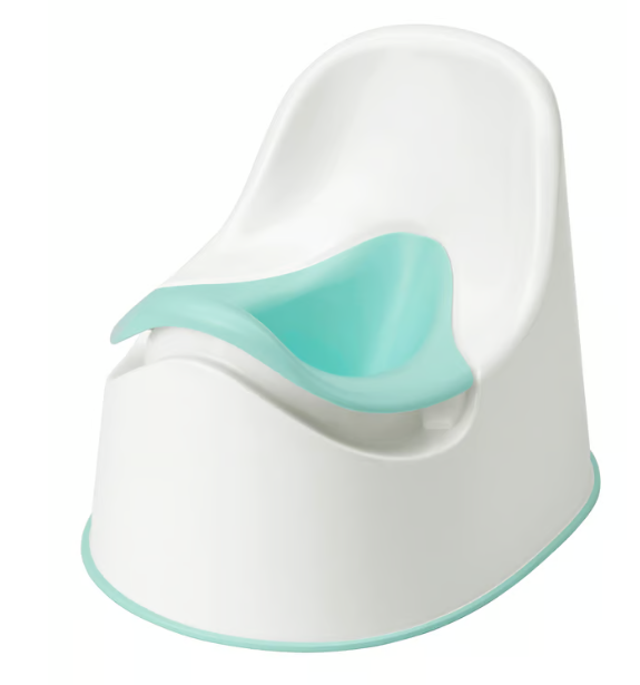 IKEA LOCKIG Children's potty, white/turquoise