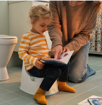 IKEA LOCKIG Children's potty, white/turquoise